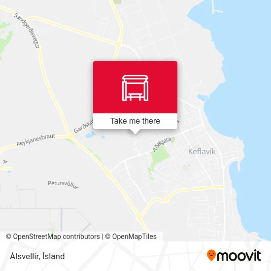 Álsvellir map