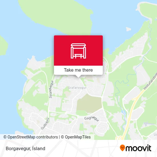 Borgavegur map