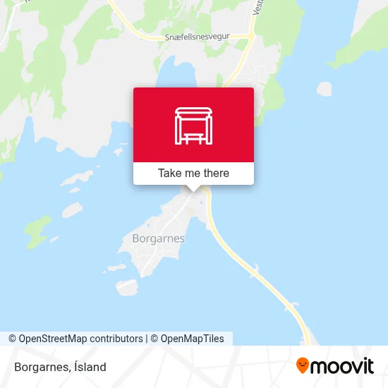 Borgarnes map