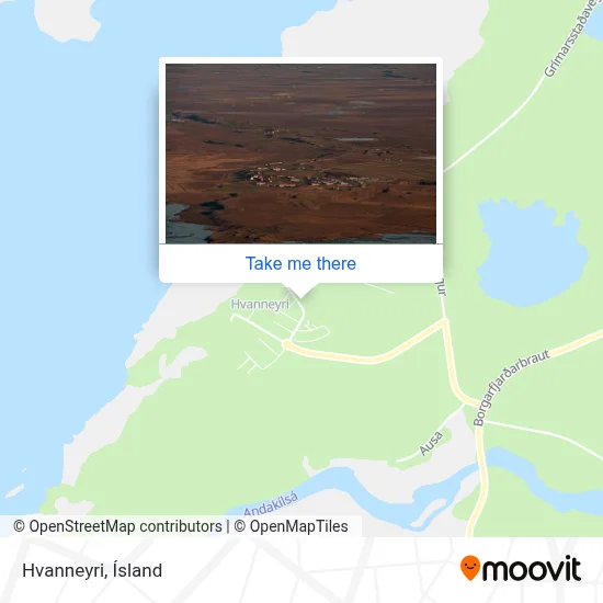 Hvanneyri map