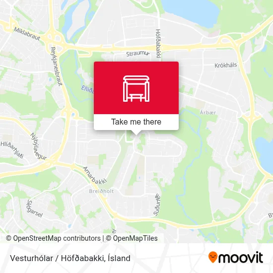 Vesturhólar / Höfðabakki map