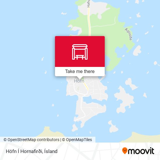 Mapa Höfn Í Hornafirði