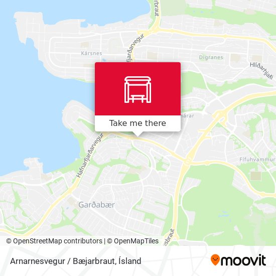 Arnarnesvegur / Bæjarbraut map