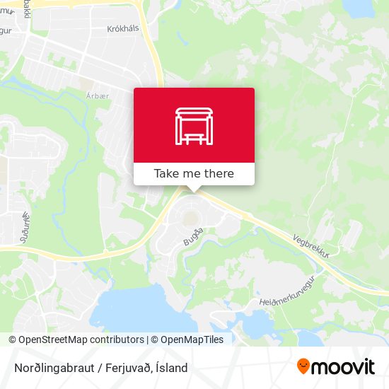 Norðlingabraut / Ferjuvað map