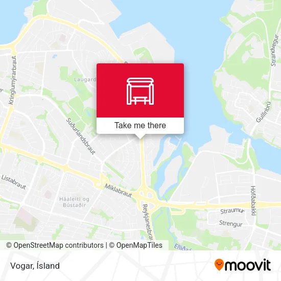 Vogar map