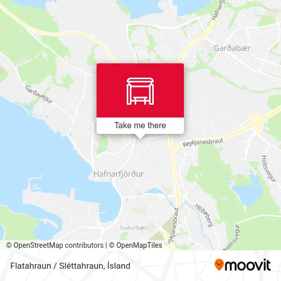 Flatahraun / Sléttahraun map