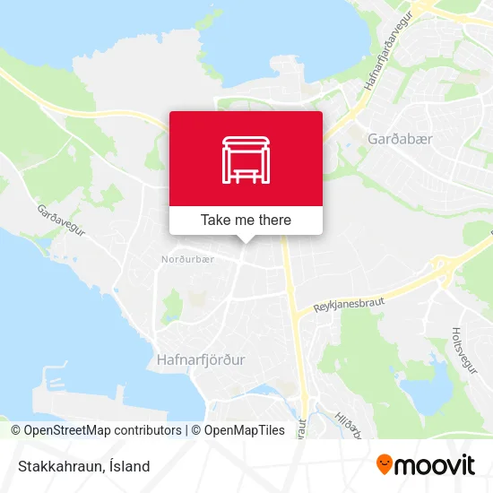 Stakkahraun map