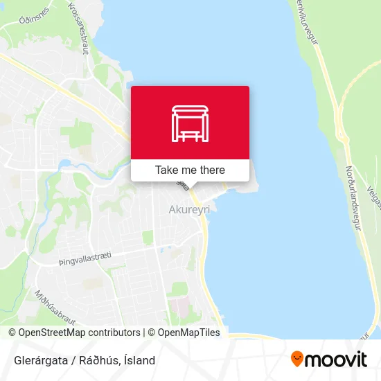 Glerárgata / Ráðhús map