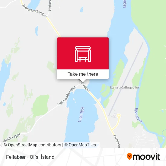Fellabær - Olís map