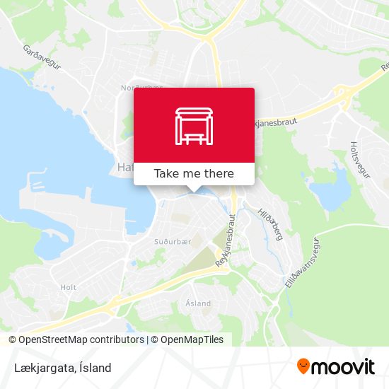 Lækjargata map