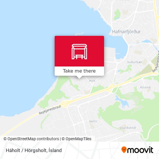 Mapa Háholt / Hörgsholt