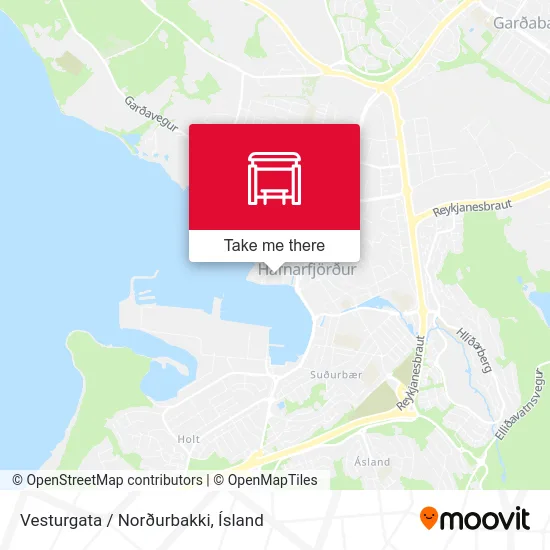 Vesturgata / Norðurbakki map