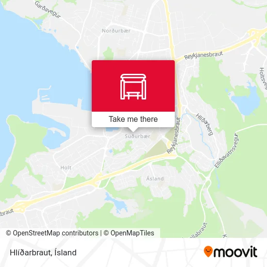 Hlíðarbraut map