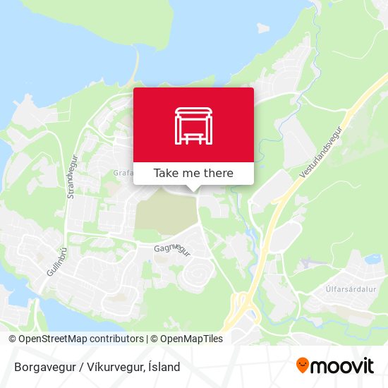 Borgavegur / Víkurvegur map