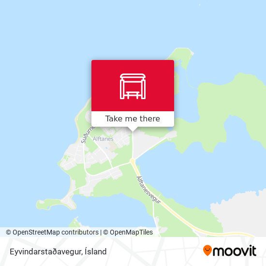 Eyvindarstaðavegur map