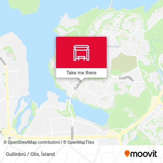 Gullinbrú / Olís map