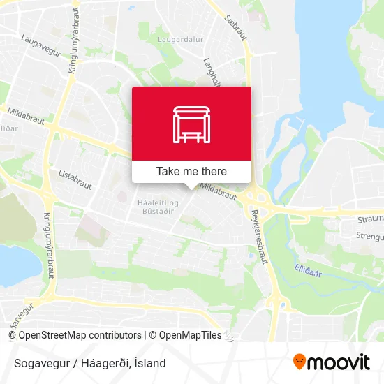 Sogavegur / Háagerði map