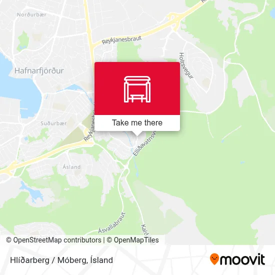 Hlíðarberg / Móberg map