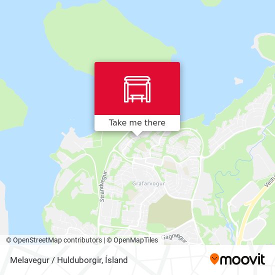 Melavegur / Hulduborgir map