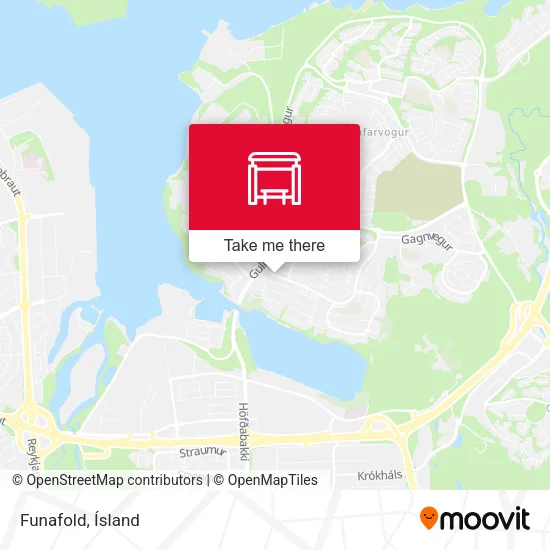 Funafold map