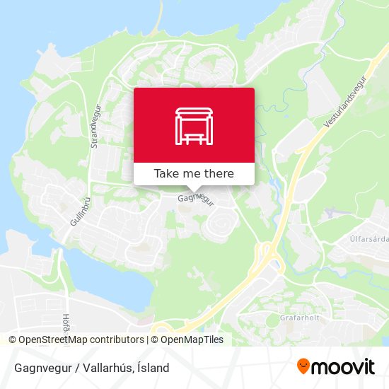 Gagnvegur / Vallarhús map