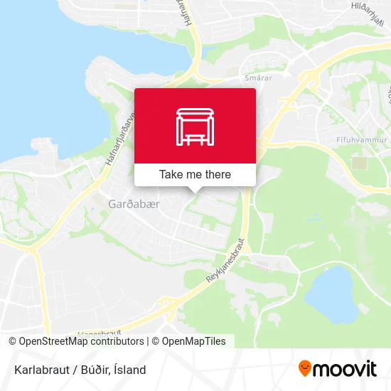 Karlabraut / Búðir map