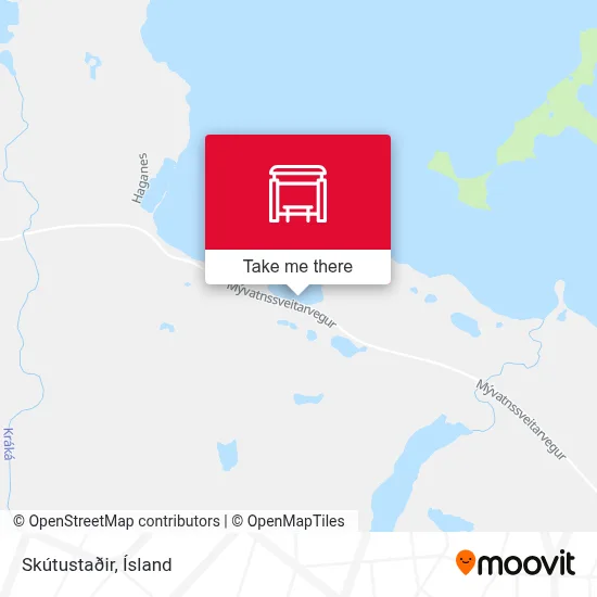 Skútustaðir map