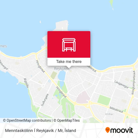 Menntaskólinn Í Reykjavík / Mr map