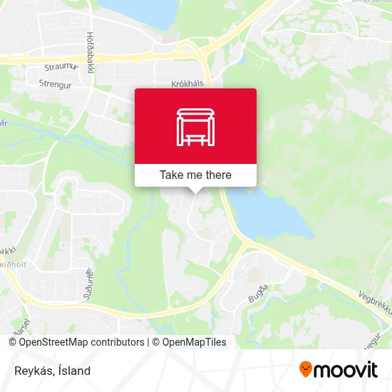 Reykás map