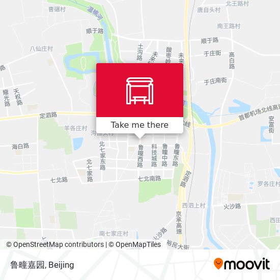 鲁疃嘉园 map