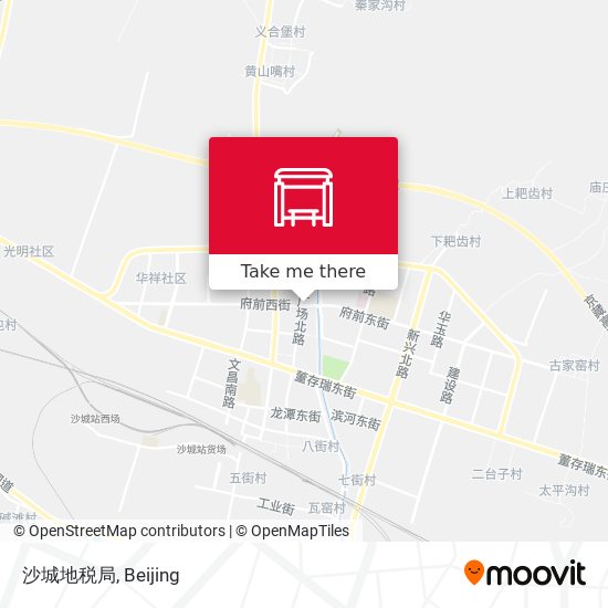沙城地税局 map