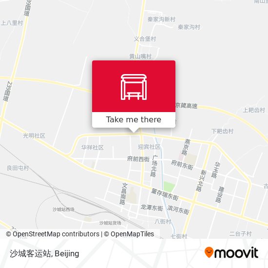 沙城客运站 map