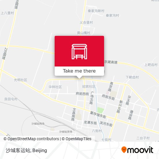 沙城客运站 map