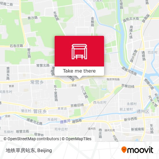 地铁草房站东 map