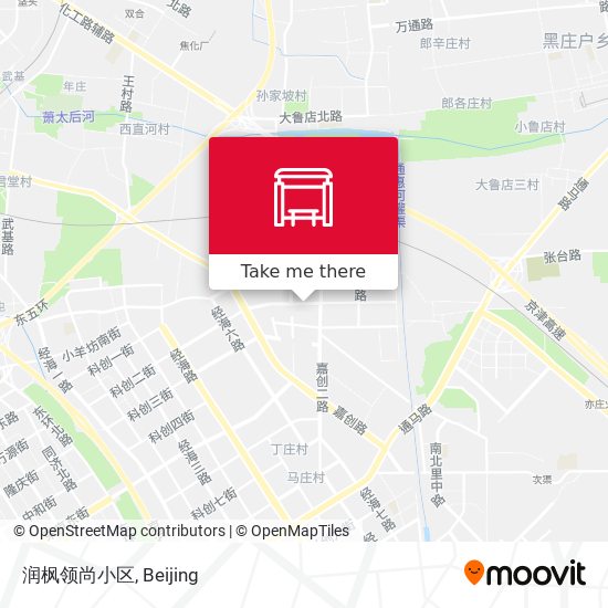 润枫领尚小区 map