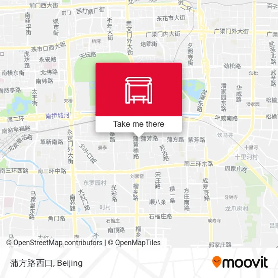 蒲方路西口 map