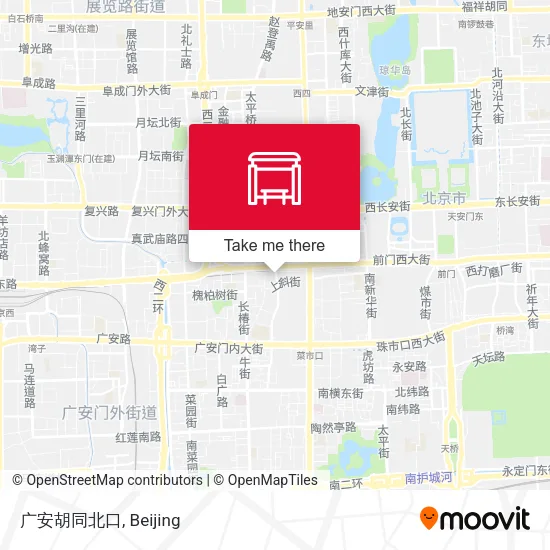 广安胡同北口 map