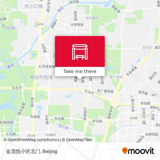 金茂悦小区北门 map