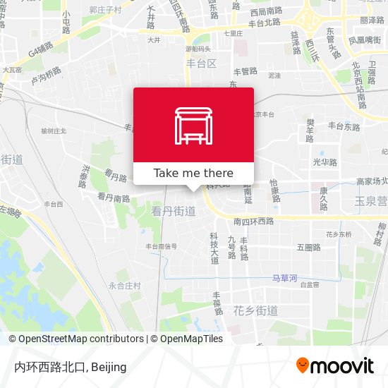 内环西路北口 map