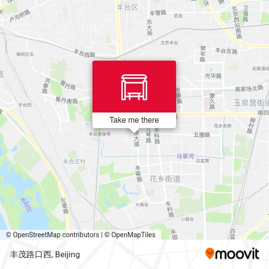 丰茂路口西 map