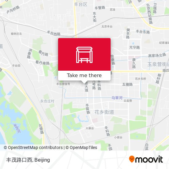 丰茂路口西 map