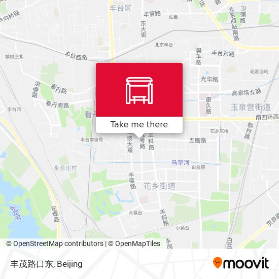 丰茂路口东 map