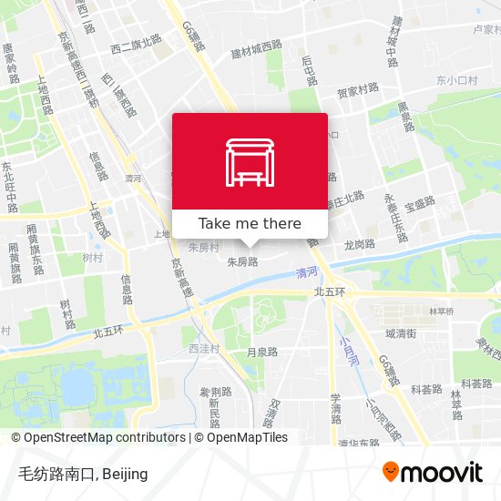 毛纺路南口 map