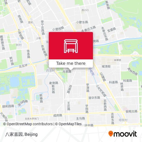 八家嘉园 map