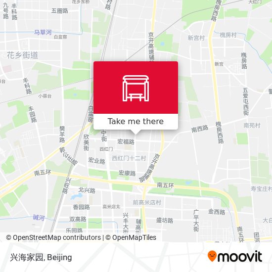 兴海家园 map
