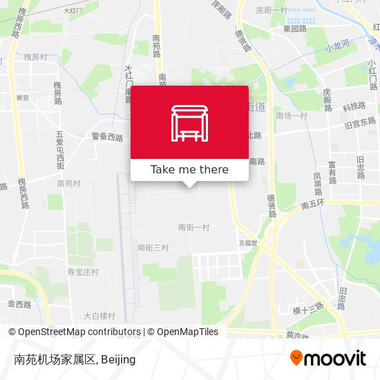 南苑机场家属区 map