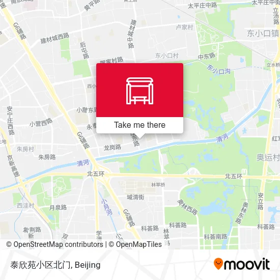 泰欣苑小区北门 map