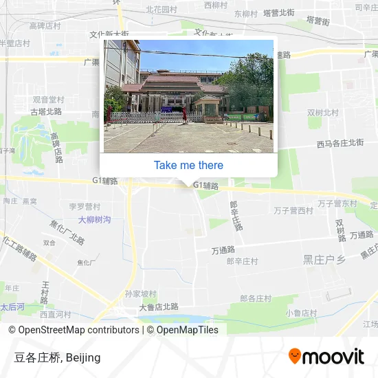 豆各庄桥 map