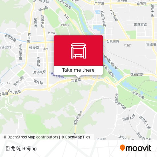 卧龙岗 map