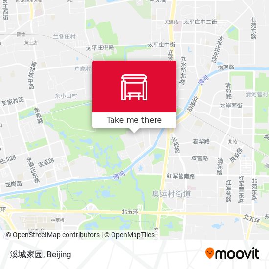 溪城家园 map